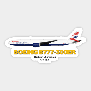 Boeing B777-300ER - British Airways Sticker